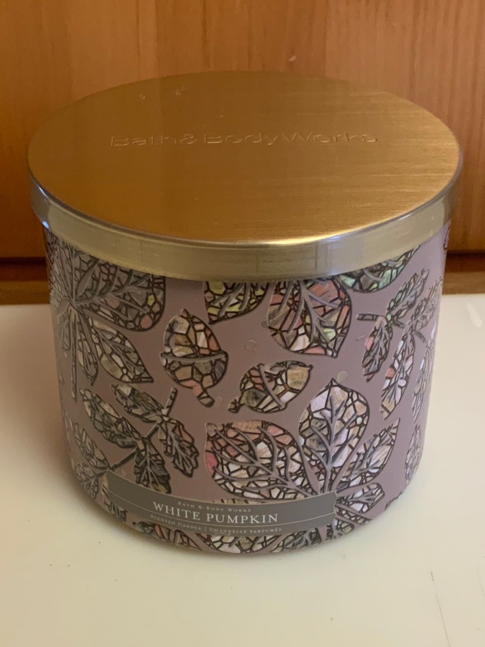 Bath & Body Works ‘White Pumpkin’ 3-Wick Scented Candle- New